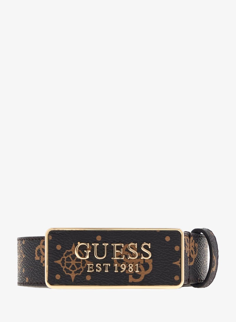 GUESS Carrie Logo Non Reversible Belt - Image 1